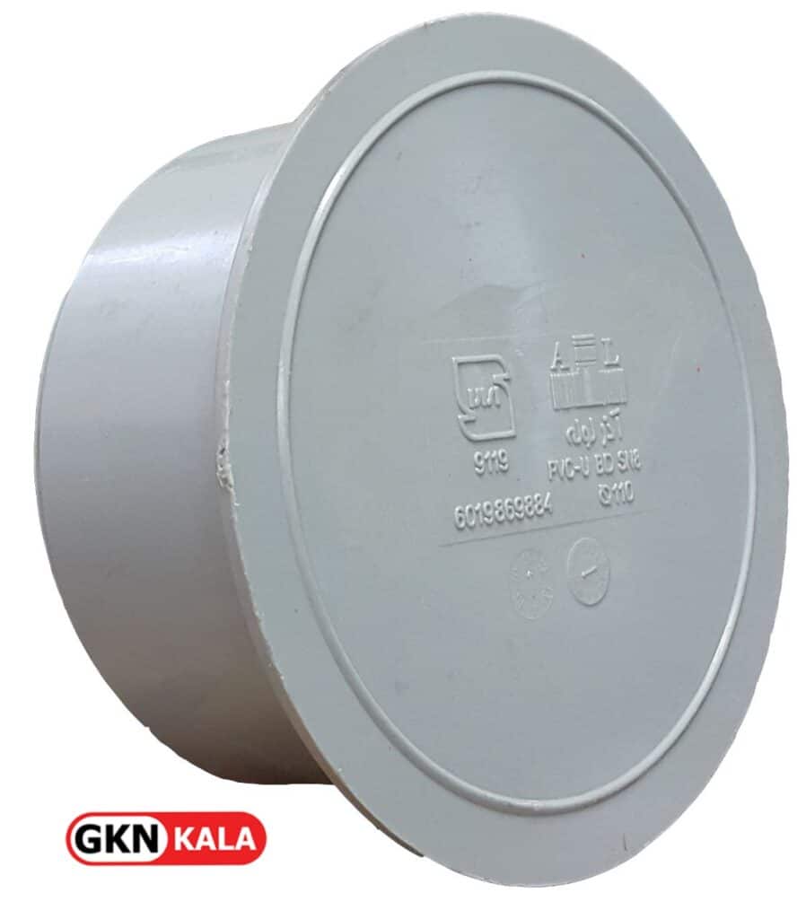 نمای فنی درپوش تست PVC آذرلوله